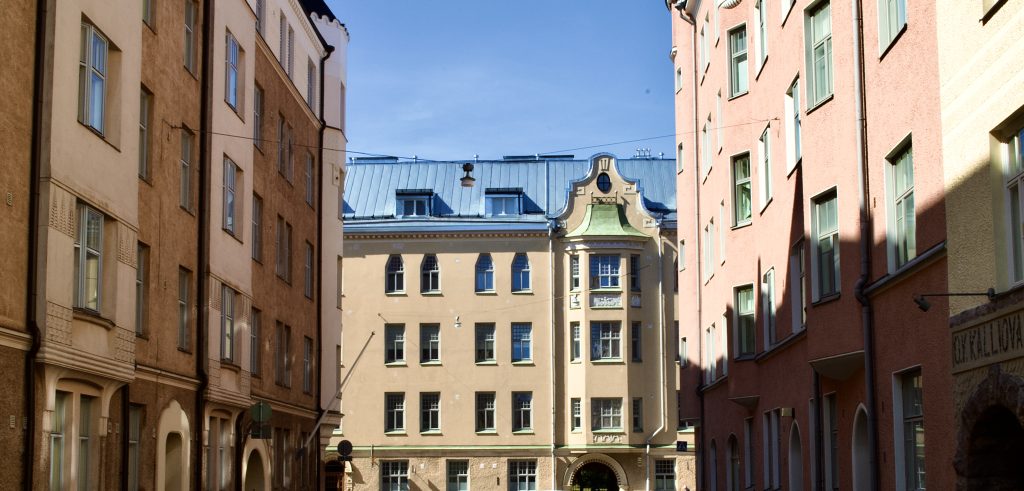 Katunäkymä Ullanlinnassa